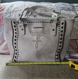 Montana West Gray Studded Women's Bag